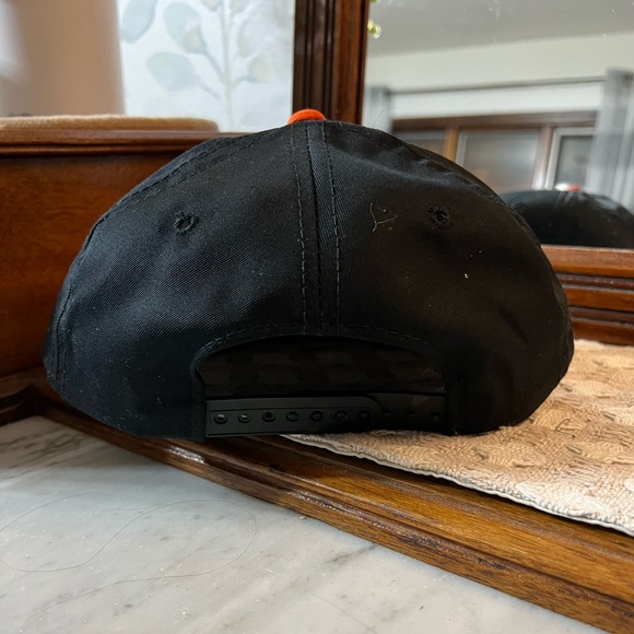 NFL Cincinnati Bengals Vintage 90's Embroidered Logo Script Hat Black & Orange - Picture 4 of 8